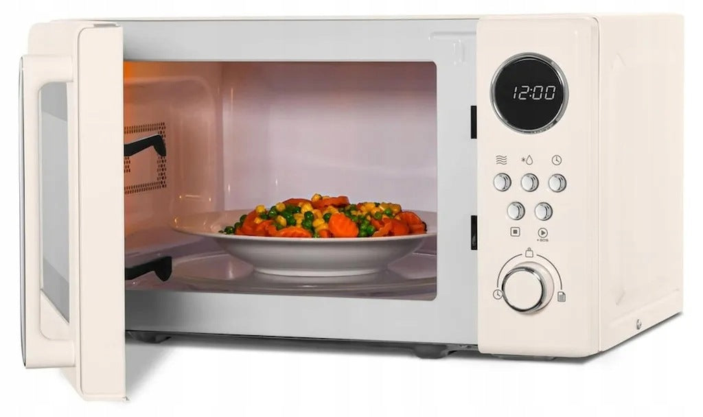 MICROWAVE RETRO MICROWAVE 800W 20L TIMER 5 LEVELS LED POWER Brand Medion