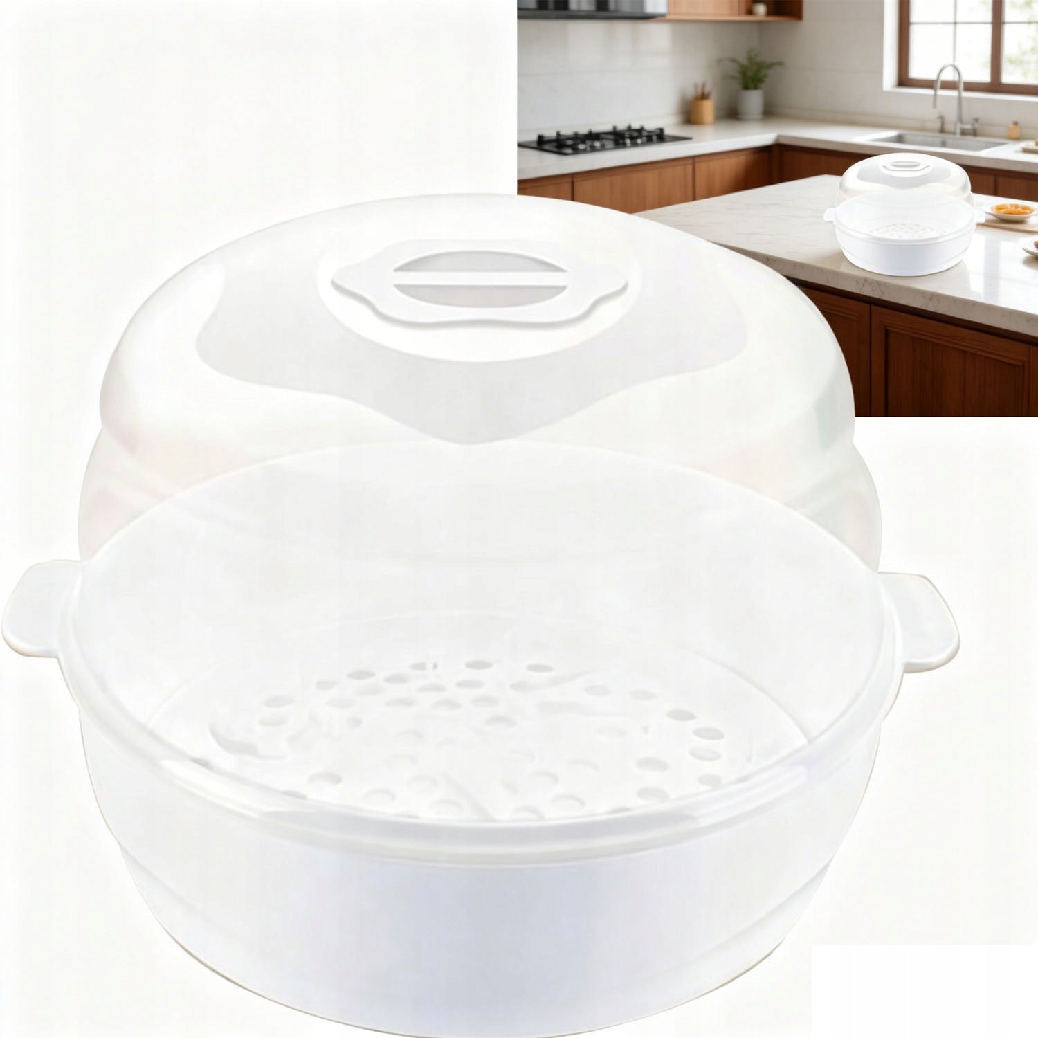 MICROWAVE STEAM STERILIZER CONTAINER FOR TEAT BOTTLES