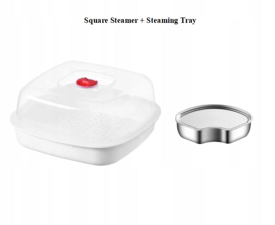 MICROWAVE STEAMER FOR STEAMING, Square Manufacturer code 3831127639364