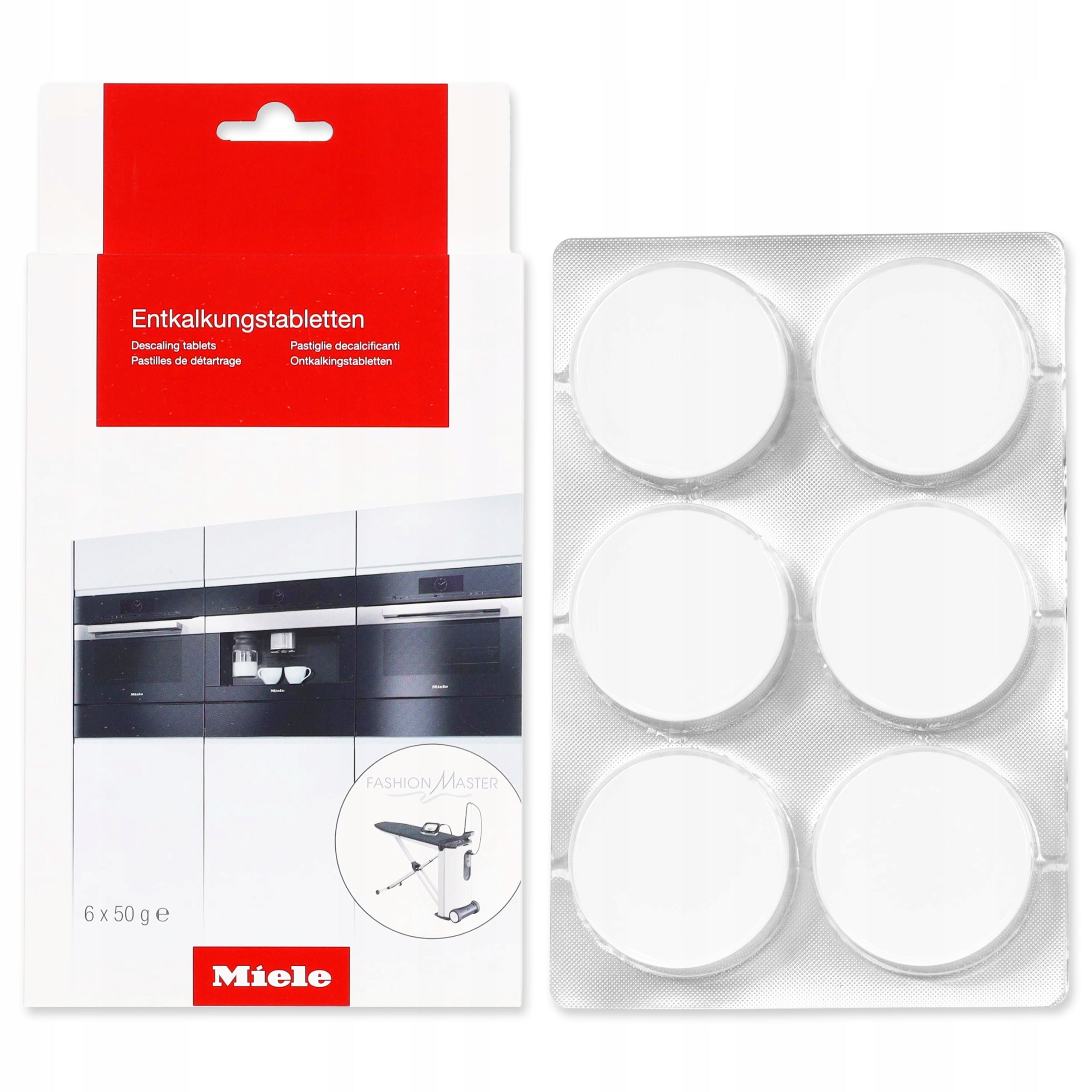 MIELE DESCALING TABLETS KETTLE DESCALER KRUPS 6PCS Brand Miele