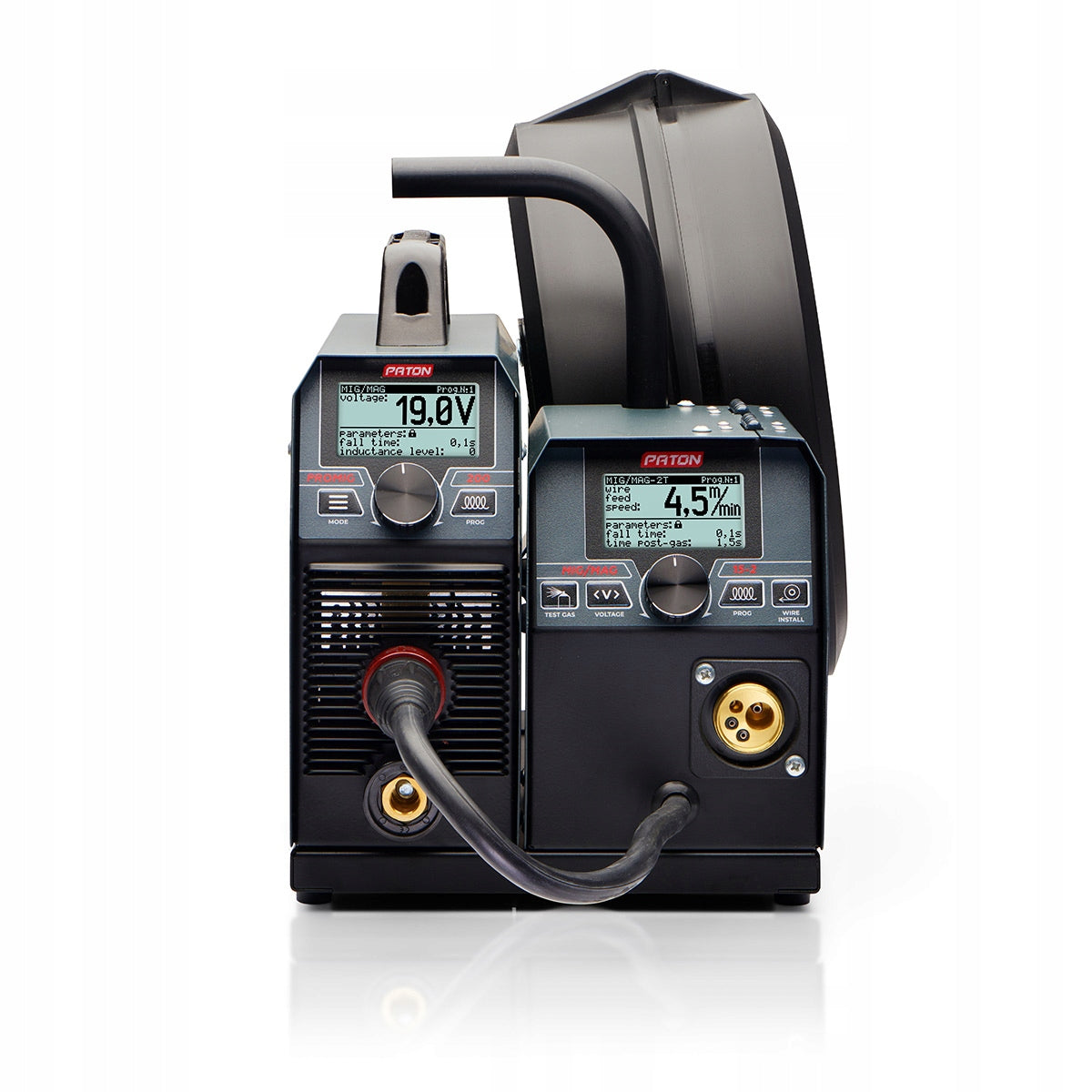 MIG MAG MIGOMAT PATON ProMIG 200A 15-2 MMA TIG Lift 230V Power consumption 5.5 kVA