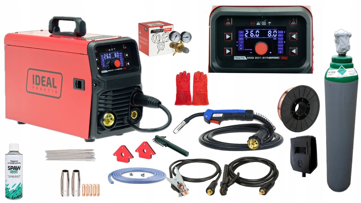 MIGOMAT Semi-automatic welder IDEAL PRAKTIK MIG 201 SYNERGY