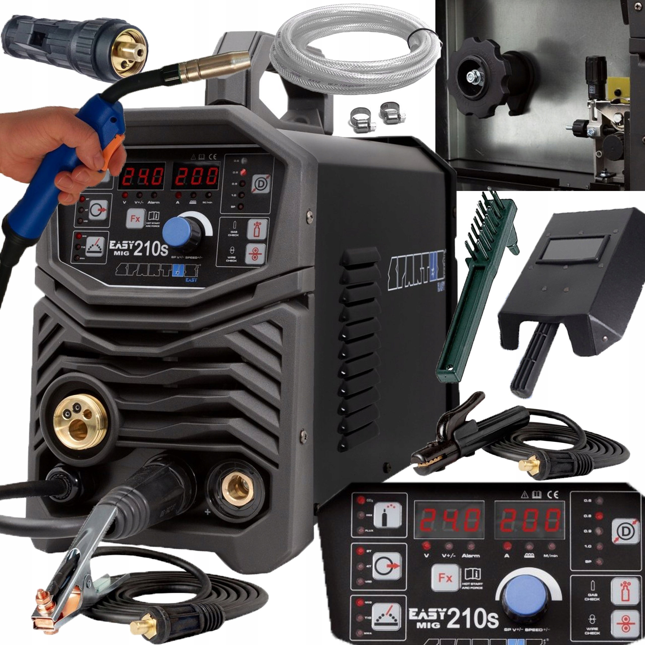 MIGOMAT Spartus EasyMig 210S Synergy 200A MMA TIG LIFT 3IN1