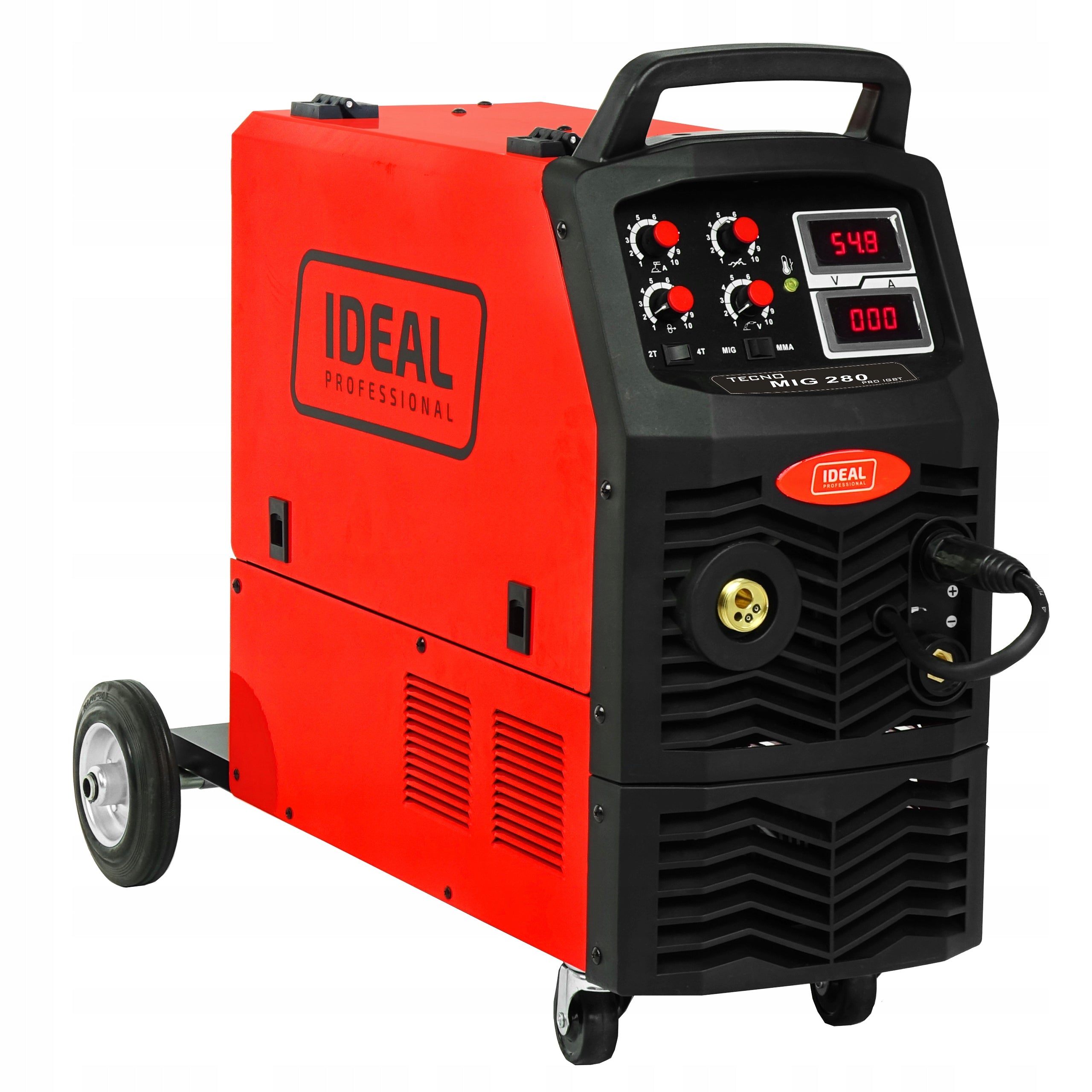 MIGOMAT WELDING MACHINE IDEAL TECNO MIG 280 4X4 DIGITAL MMA 400V 280A ALUMINIUM EAN (GTIN) 5903991106636