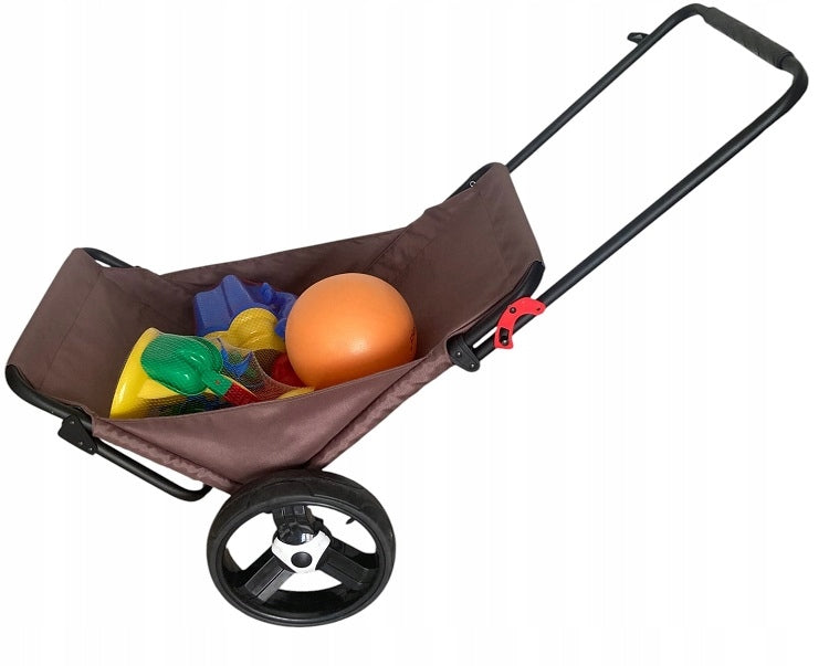 MIKRUS BEACH STROLLER,FOTEL,TOURIST CHAIR ON WHEELS WITH HANDLE Frame material steel