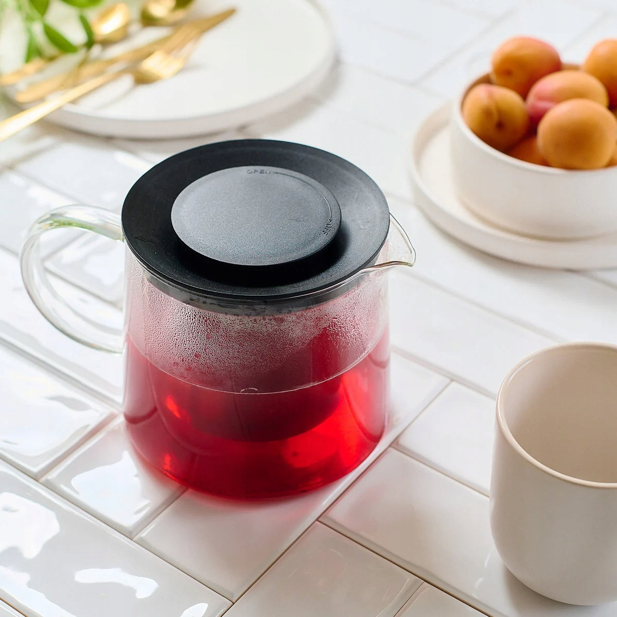 MILBO jug with coffee and tea infuser 1 l HOMLA Packaging status original