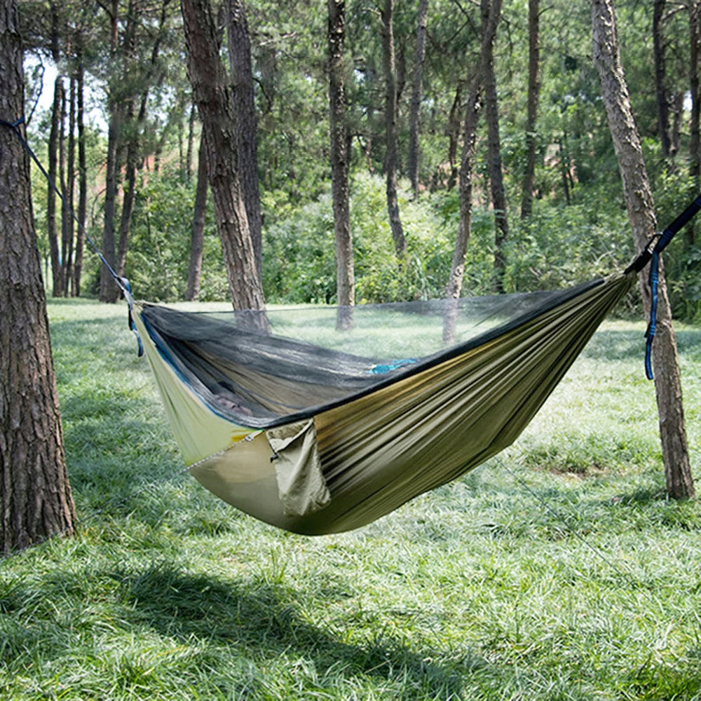 MILITARY HAMMOCK WITH MOSQUITO NET 280X135CM FOR 2 PEOPLE FOR CAMPING HIGH QUALITY Manufacturer code 6980890980
