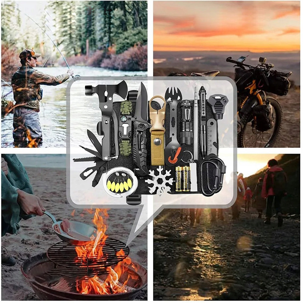 MILITARY SURVIVAL KIT 30in1Tactical SURVIVAL ESSENTIAL Multitool Manufacturer code HO-0040A1-WTS