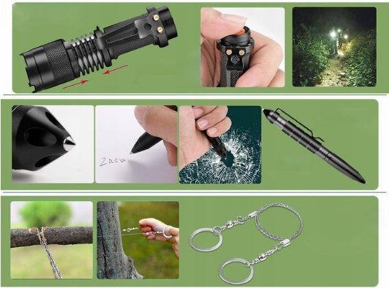 MILITARY SURVIVAL KIT GADGETS SURVIVAL TOOLS 33in1 XL Tools other