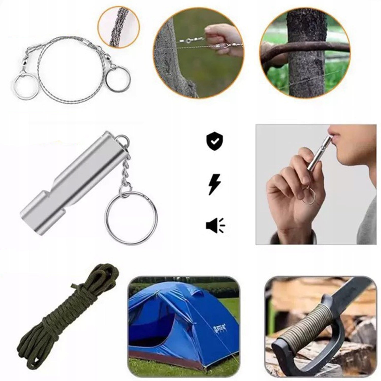 MILITARY SURVIVAL KIT MULTITOOL SURVIVAL ESSENTIALS 216in1 FIRST AID KIT Number of additional tools 11