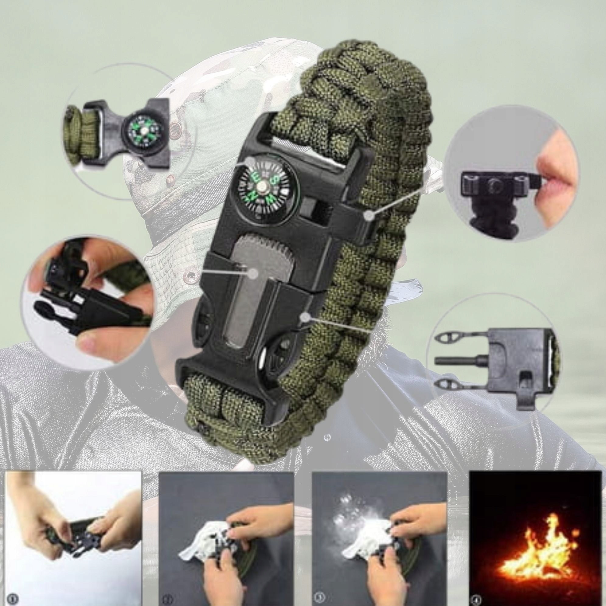 MILITARY SURVIVAL KIT XL 62in1 MULTITOOL SURVIVAL ESSENTIALS Tools pen multifunction hook measure blade bottle opener can opener saw file cold chisel insulation remover fish scraper Phillips screwdriver flathead screwdriver tongs toothpick window breaker