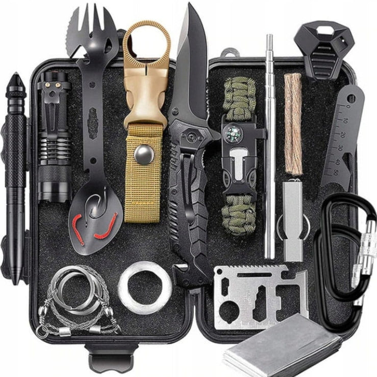 MILITARY SURVIVAL SET ESSENTIAL MULTITOOL SET XXL 32in1