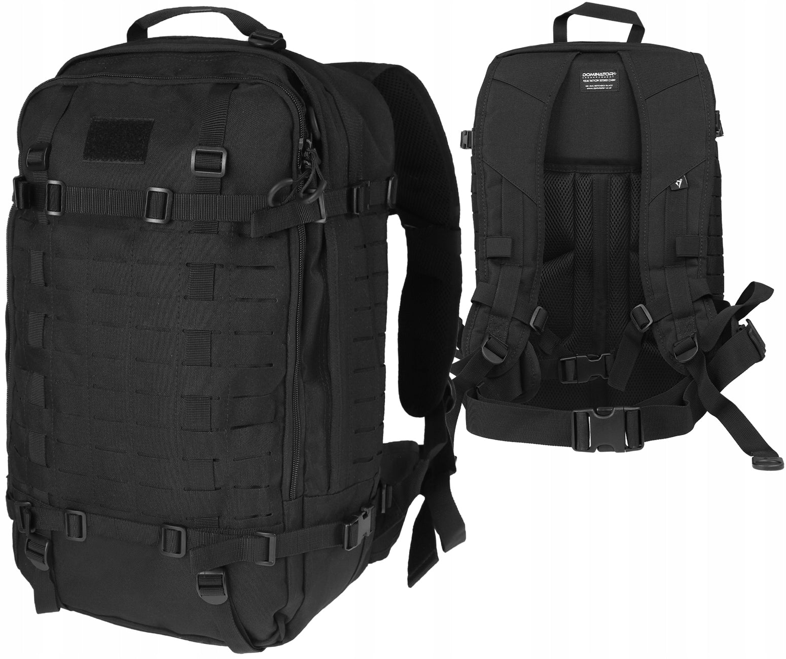 MILITARY TACTICAL BACKPACK DOMINATOR DEFENDER MILITARY LASER Black 45L +GR