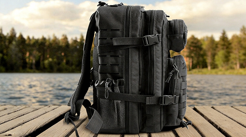 MILITARY TACTICAL MILITARY BACKPACK MEN'S BLACK SURVIVAL PREMIUM Brand Brandit