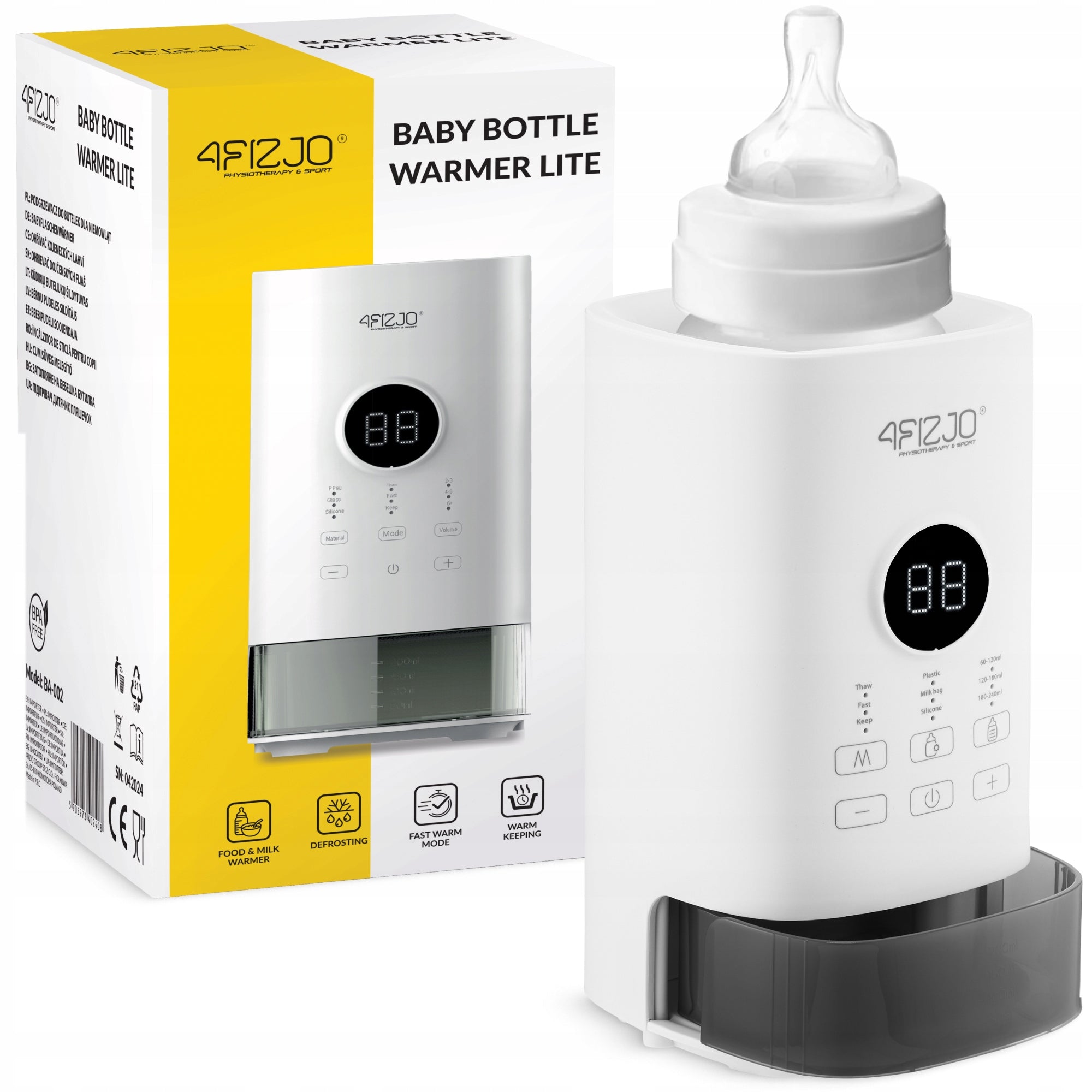 MILK FOOD BOTTLE WARMER PORTABLE MULTIFUNCTIONAL LITE 3in1