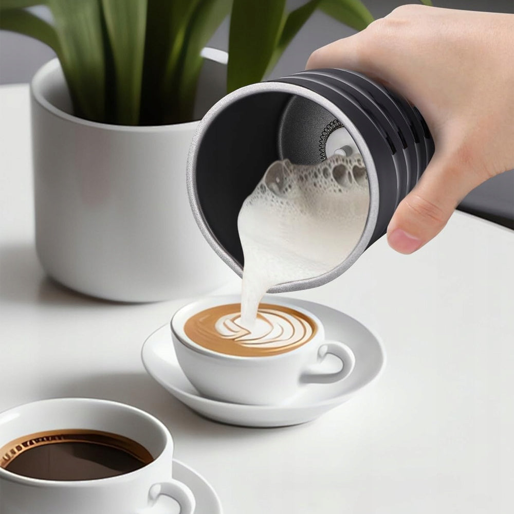 MILK FROTHER ELECTRIC 4IN1 600ML 400W WARM COLD FOAM LATTE Brand Bedee