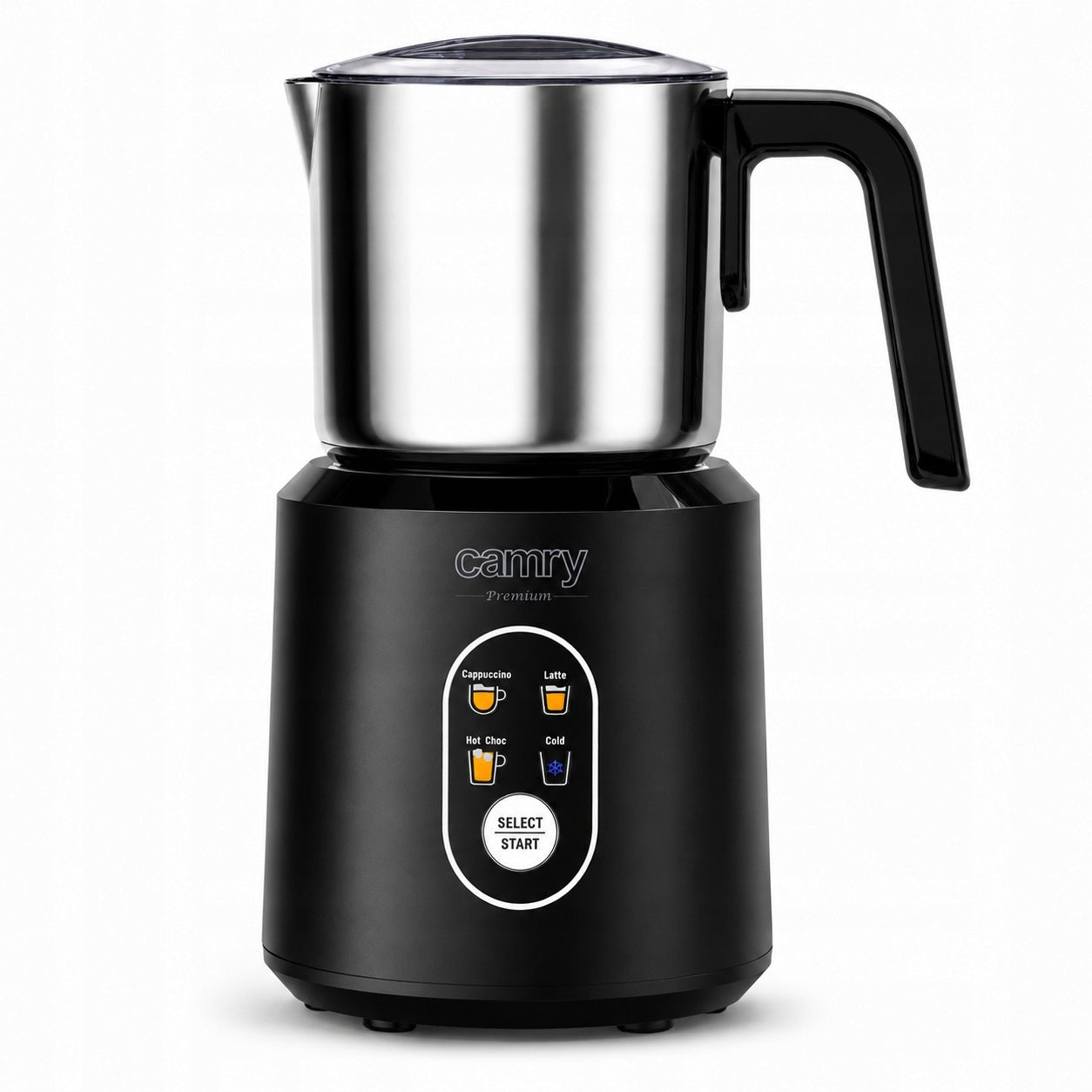 MILK FROTHER ELECTRIC COFFEE HEATER FOAM LATTE 350ML 4 MODES Packaging status original