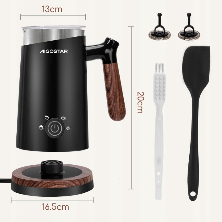 MILK FROTHER ELECTRIC MILK HEATER 4 MODES 300ML Brand Aigostar