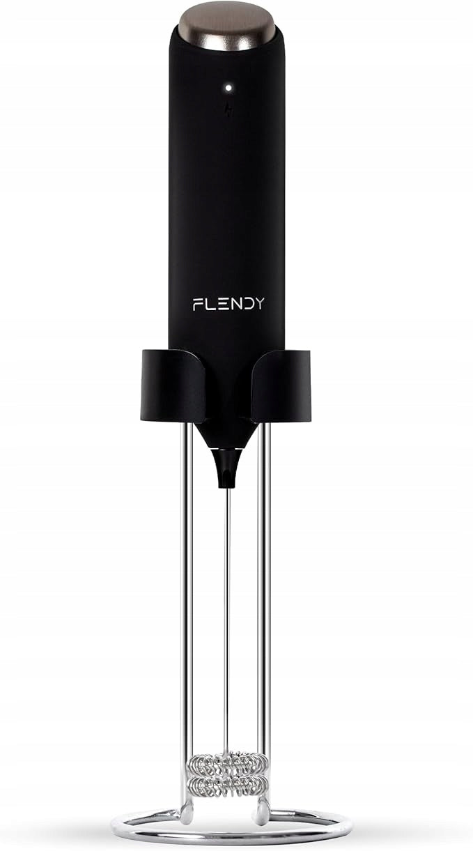 MILK FROTHER ELECTRIC RECHARGEABLE USB-C FLENDY BLACK