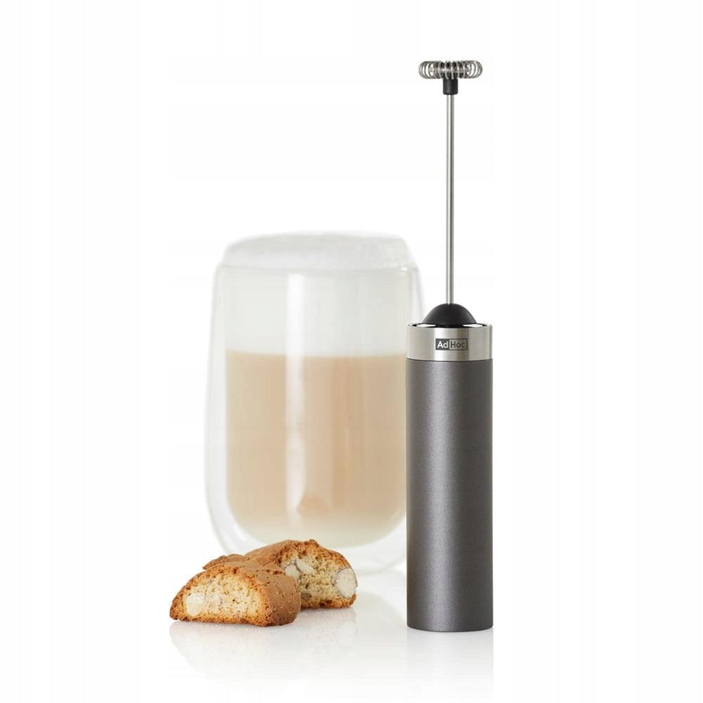 MILK FROTHER Electric AdHoc Rapid HANDHELD Dark Grey