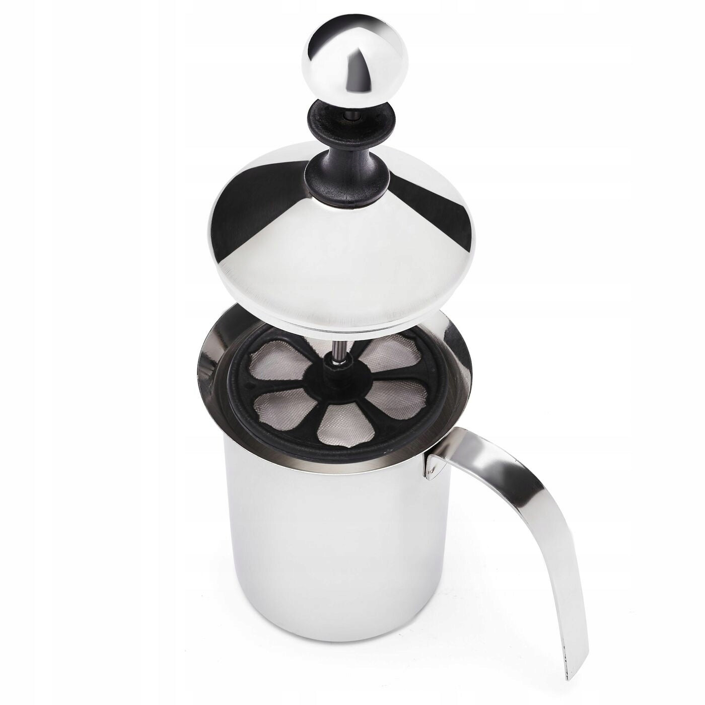 MILK FROTHER Handheld Jug for WHIPPING Cream Tadar Ball 0,4L