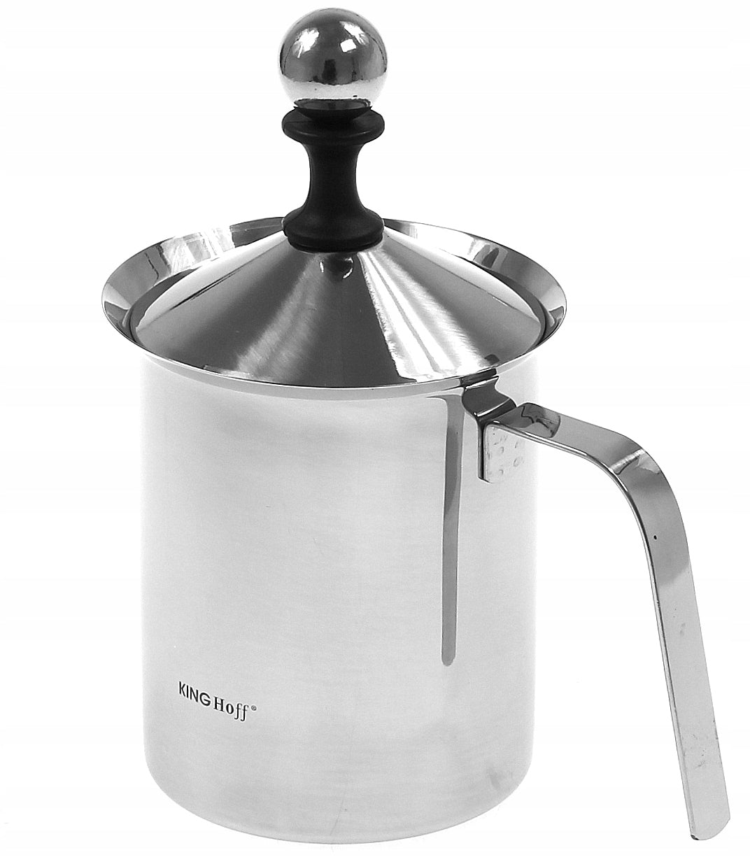 MILK FROTHER STEEL BEATER 800 ml Mug Pot Brand Kinghoff