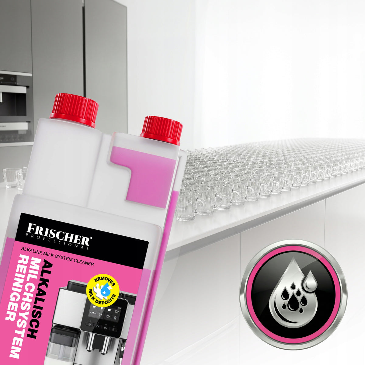 MILK SYSTEM CLEANING LIQUID MILK SYSTEM SEDIMENT REMOVAL 1000ml Manufacturer code PŁYN DO CZYSZCZENIA SYSTEMU MLEKA
