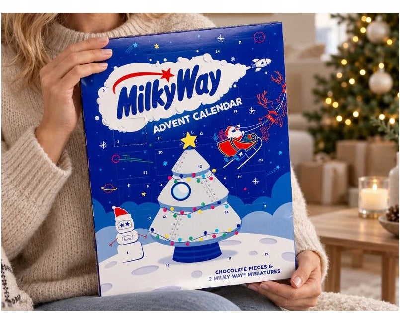MILKY WAY ADVENT CALENDAR WITH CHOCOLATES 110g SANTA CLAUS 2026 Manufacturer code MK22