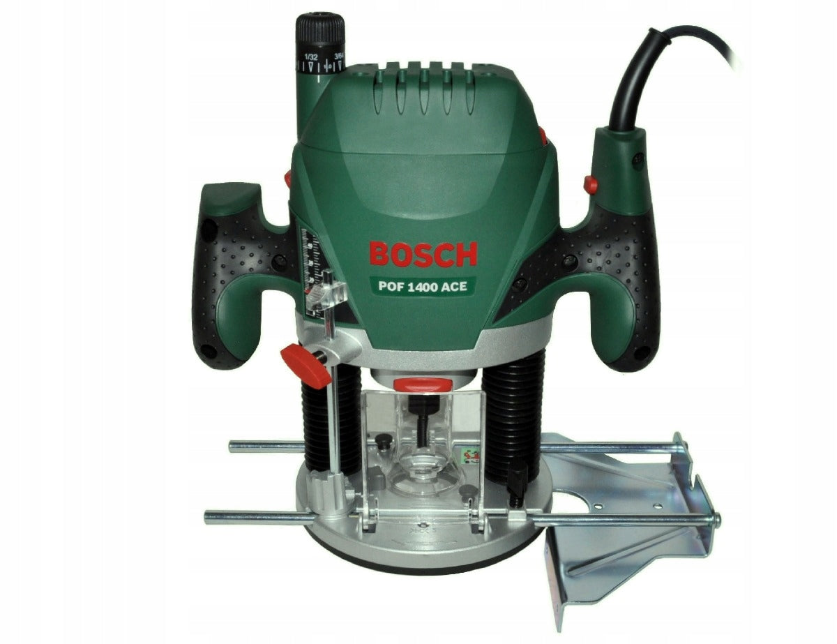 MILLING MACHINE POF 1400 ACE BOSCH + SUITCASE + 1 cutter Packaging status original