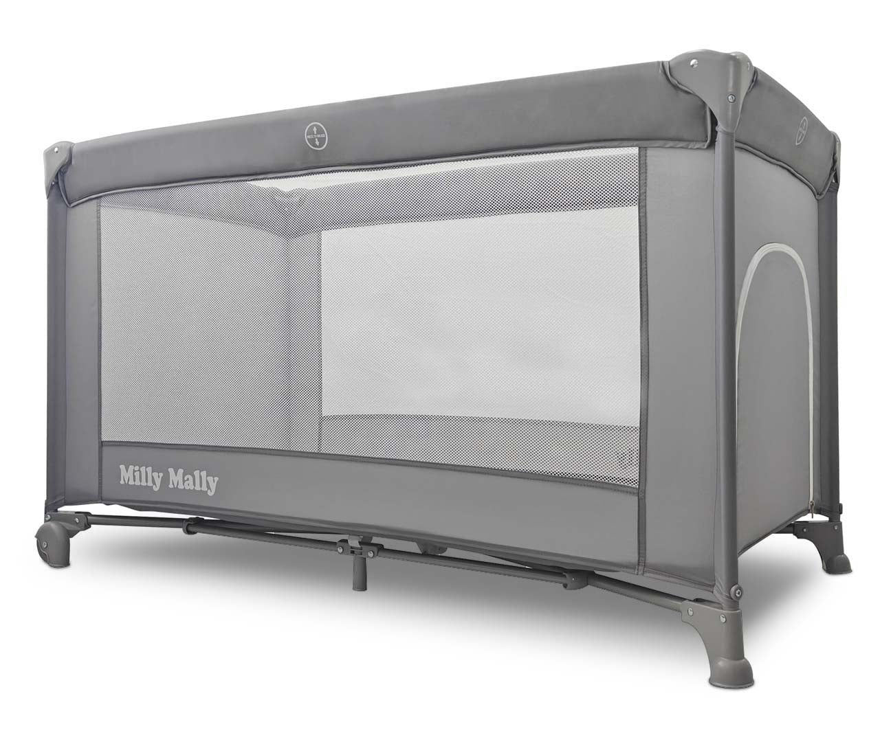 MILLY MALLY MIRAGE TRAVEL COT PLAYPEN FOLDING TRAVEL GREY Manufacturer code 5901761120196