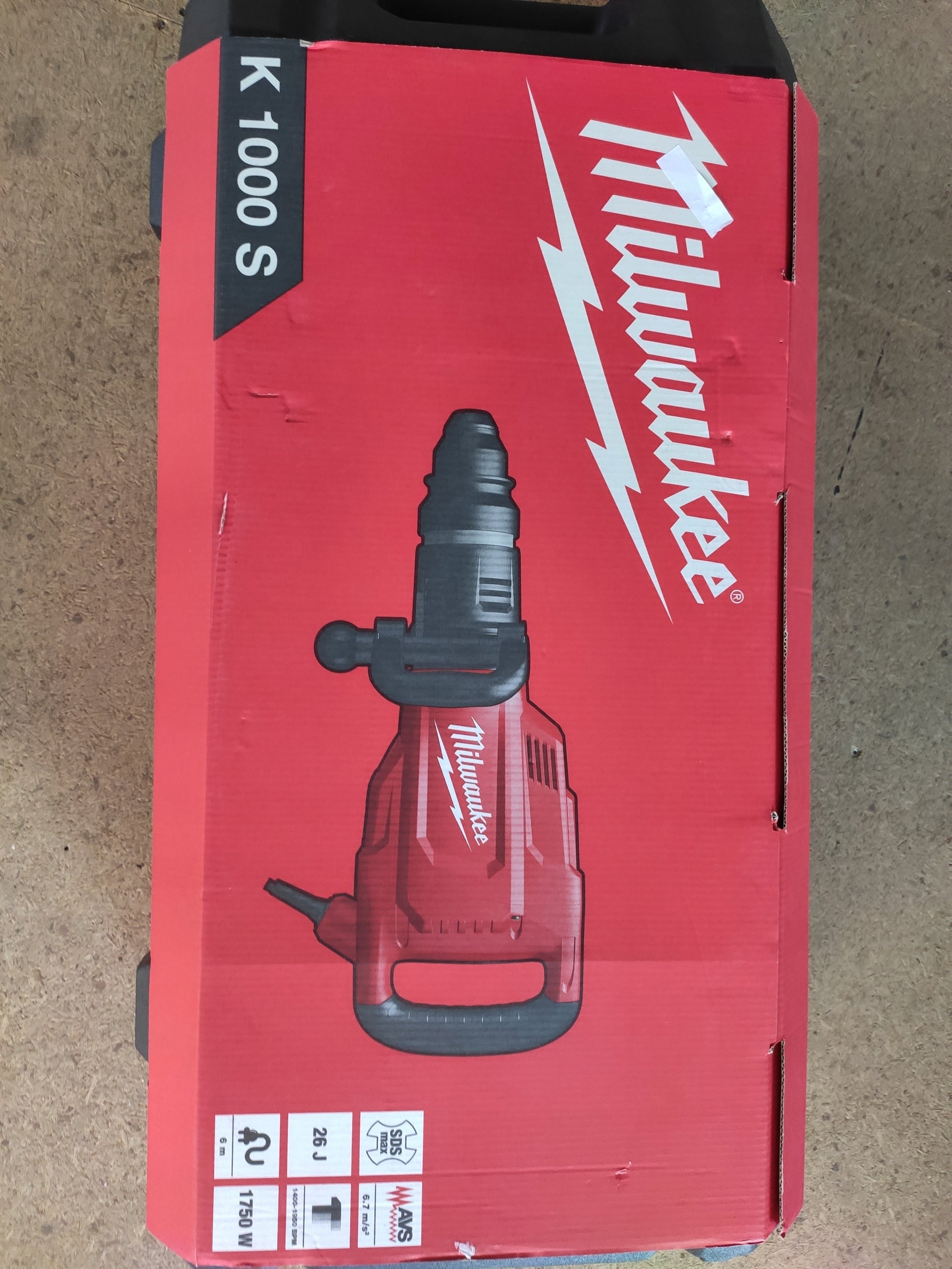 MILWAUKEE DEMOLITION HAMMER HANDLE SDS-MAX 1750W 26J 12,7 KANGO 1000S