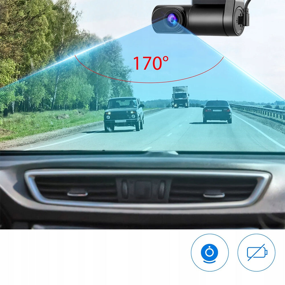 MINI 360° DASH CAM WITH NIGHT VISION WDR, WIDE ANGLE 170° Brand no brand