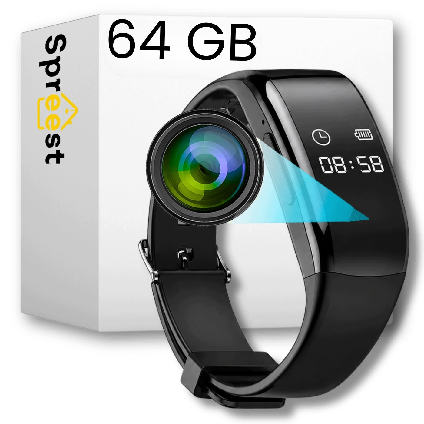 MINI CAMERA RECORDER IN WATCH SPY HIDDEN EAVESDROPPING RECORDING MINI