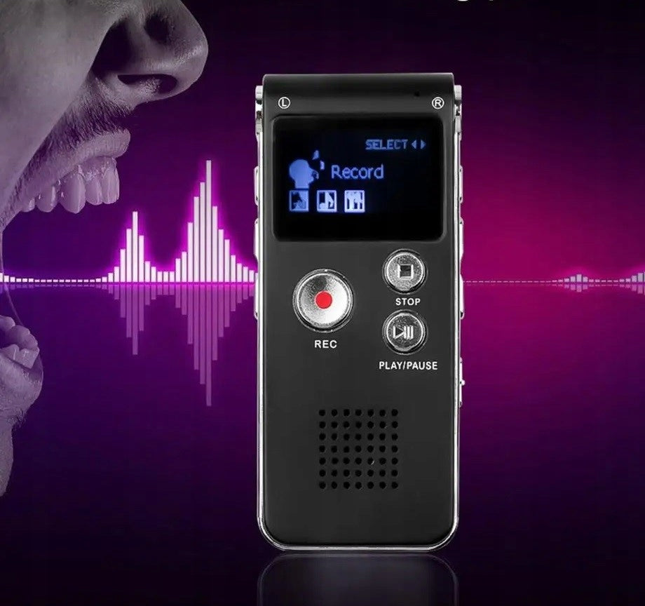 MINI DIGITAL VOICE RECORDER PROFESSIONAL EAVESDROPPING 8GB USB NOISE REDUCTION Packaging status original