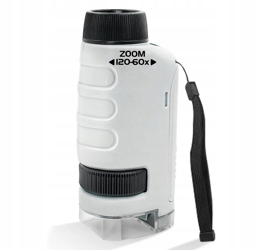 MINI EDUCATIONAL MICROSCOPE FOR CHILDREN ZOOM 120X PORTABLE SCIENTIFIC