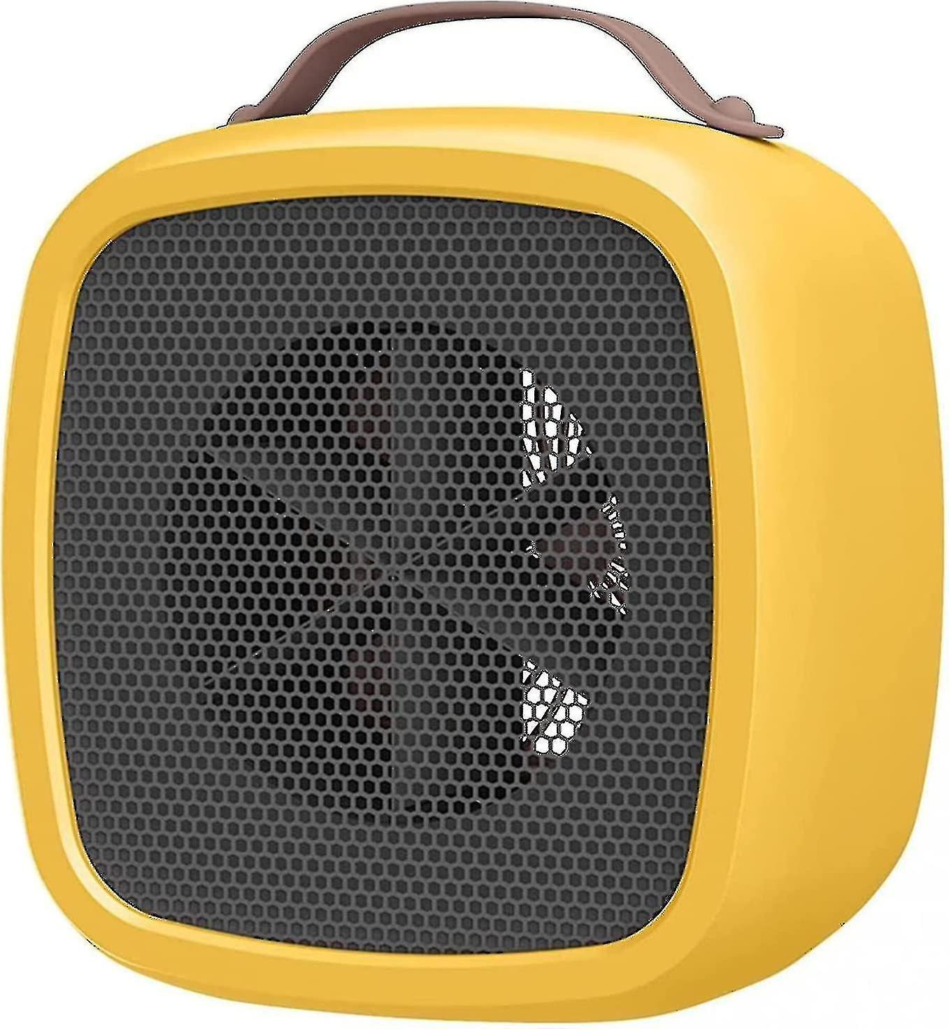 MINI ELECTRIC HEATER 500W – FOR SMALL ROOMS - YELLOW