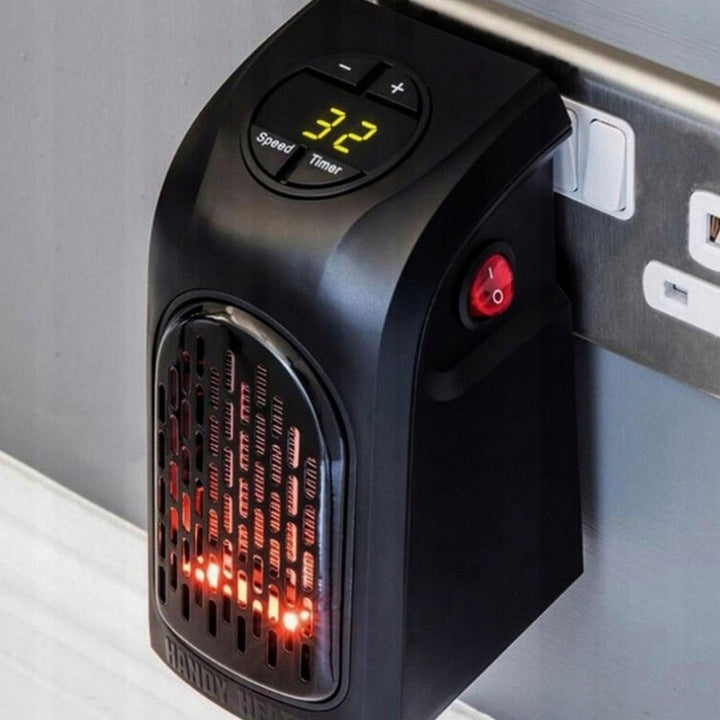MINI ELECTRIC HEATER CERAMIC BATHROOM HEATER APRON LCD 400W Manufacturer code przenośny mini grzejnik