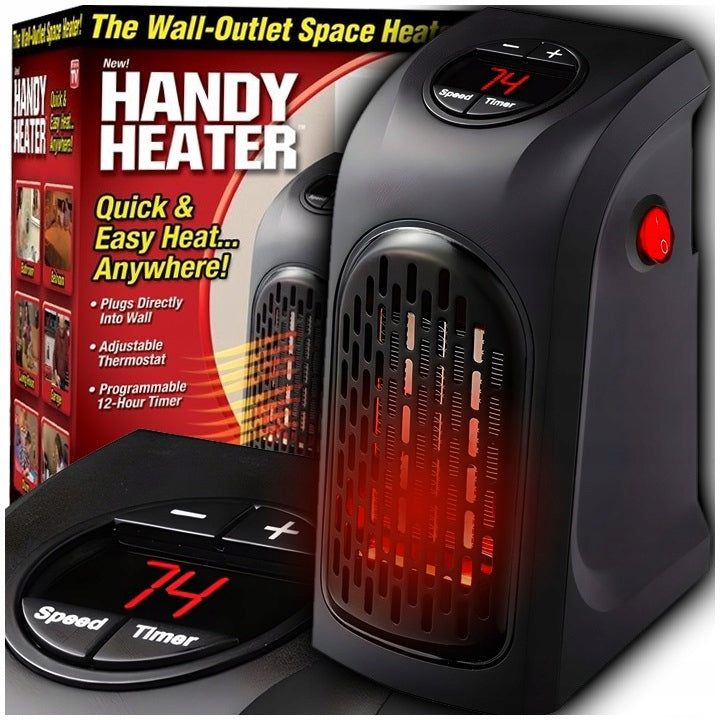 MINI ELECTRIC HEATER CERAMIC BATHROOM HEATER APRON LCD 400W