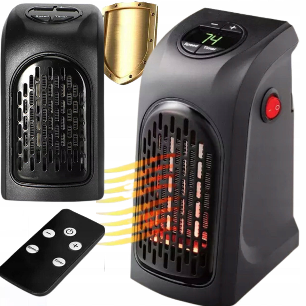 MINI ELECTRIC HEATER FARELKA + REMOTE CONTROL