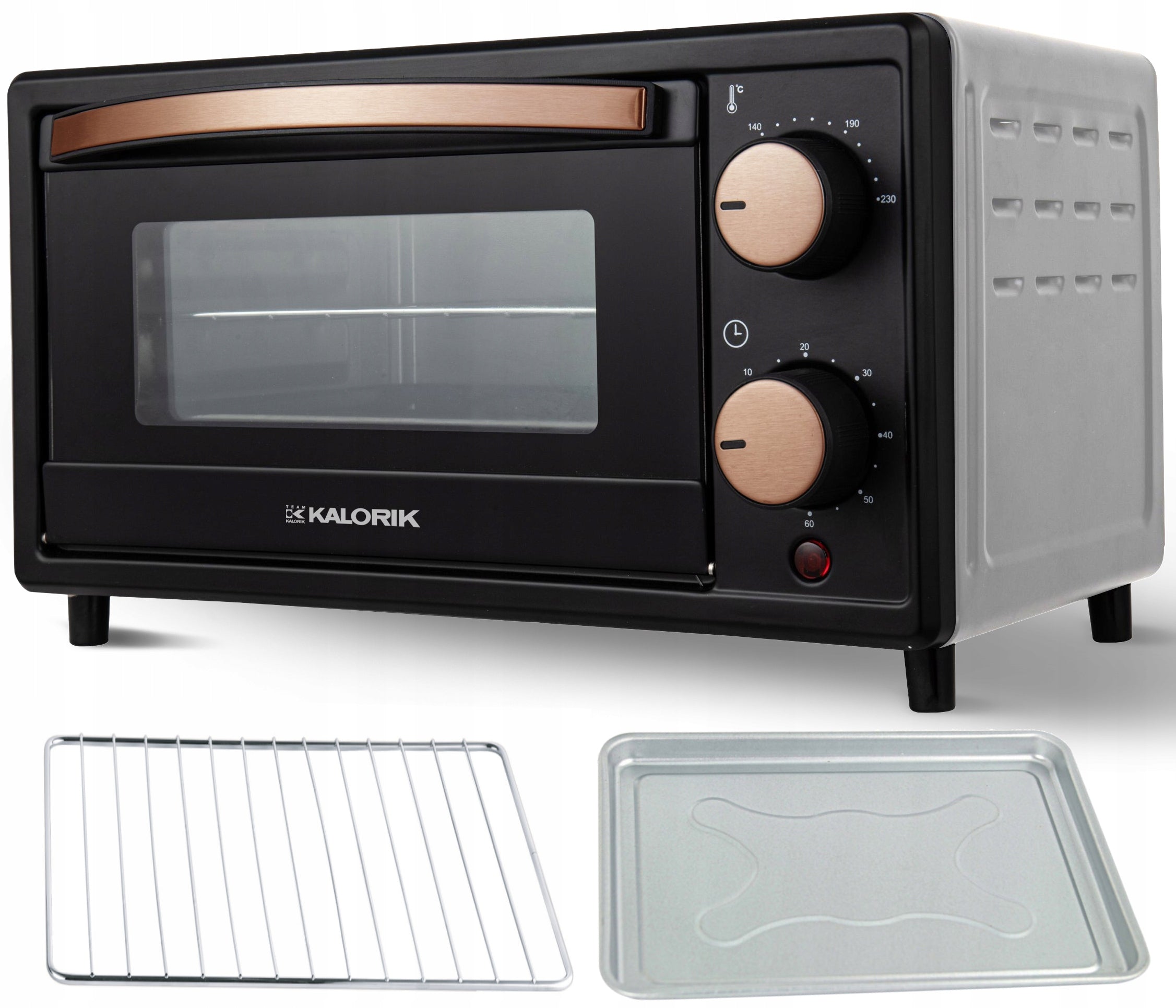 MINI ELECTRIC OVEN 10L 800W THERMOSTAT TIMER FOR PIZZA ACCESSORIES