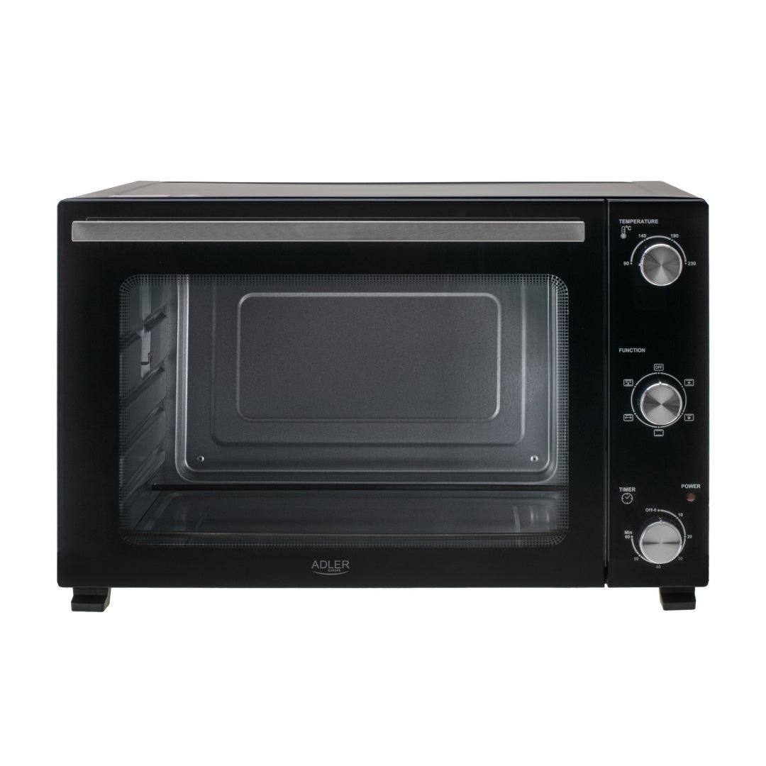 MINI ELECTRIC OVEN 35L VARIOUS THERMOCOUPLE GRATE SPIT BLACK