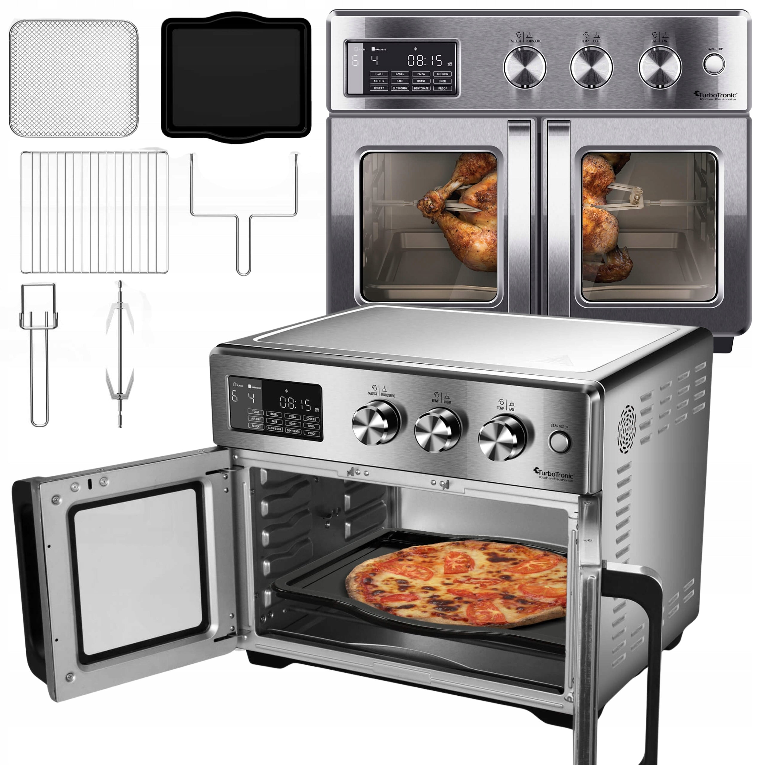 MINI ELECTRIC OVEN AIR FRYER DEHYDRATOR 32L GRILL 1700W