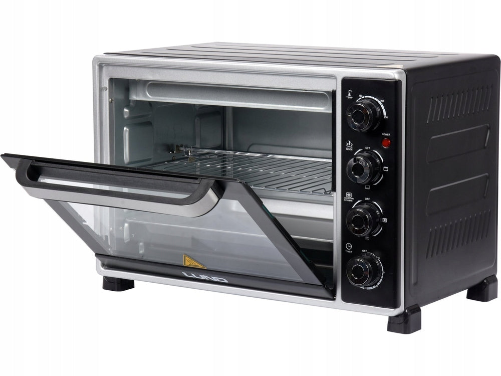 MINI ELECTRIC OVEN BLACK THERMOCOUPLE 2000W 38L LUND 68051 Manufacturer code 68051