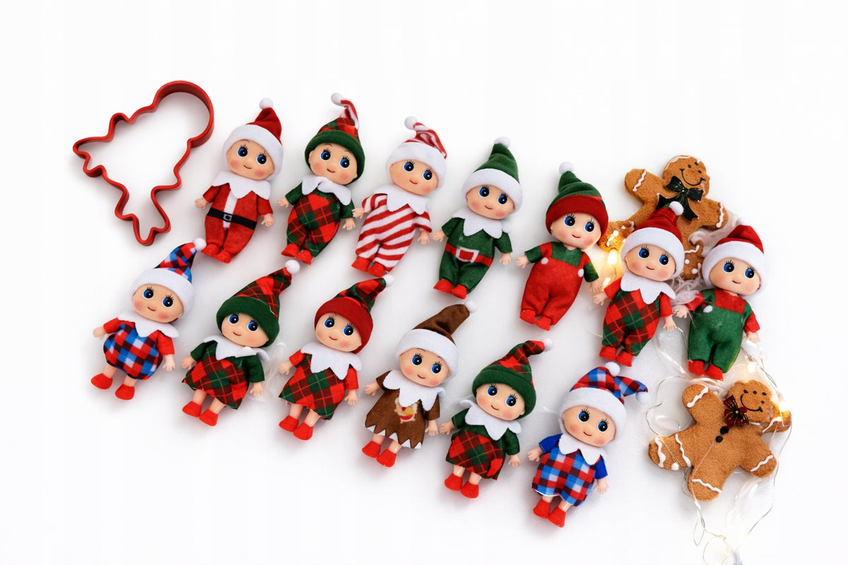 MINI Elf Mischief baby Mischievous behaving gnome figurine