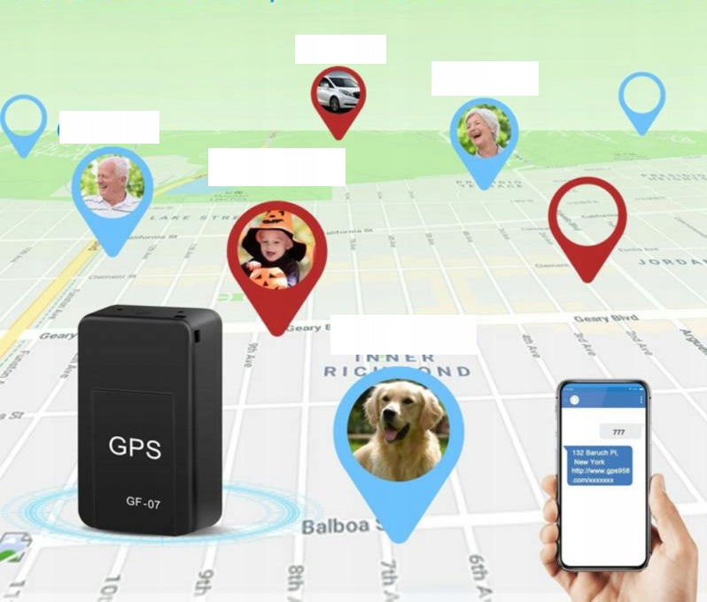 MINI GPS LOCATOR GF-07 MAGNET EAVESDROPPING 400mAh SERVER APP WITHOUT SUBSCRIPTION Brand no brand