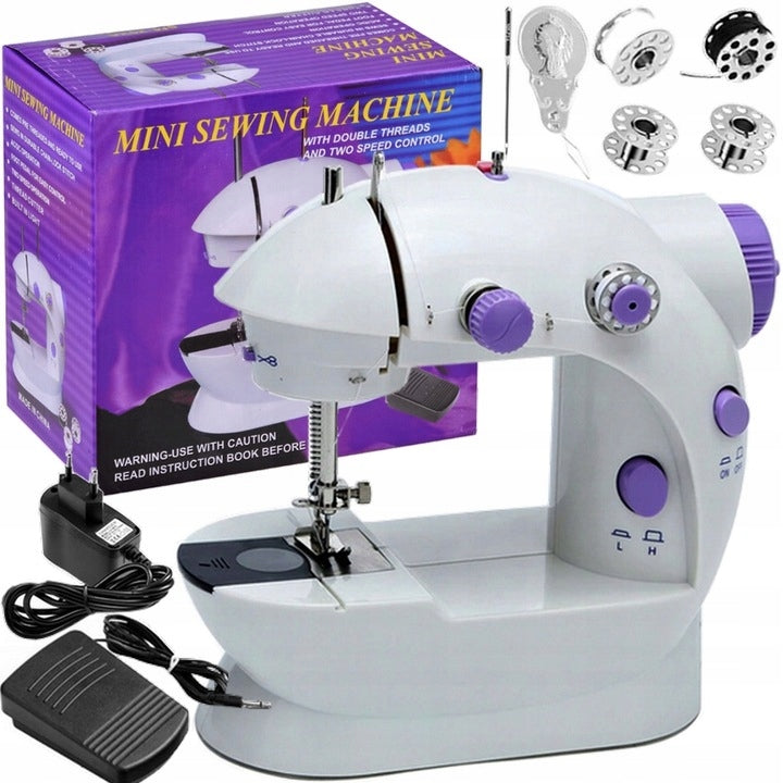 MINI LED SEWING MACHINE PORTABLE + ACCESSORIES Manufacturer code O208