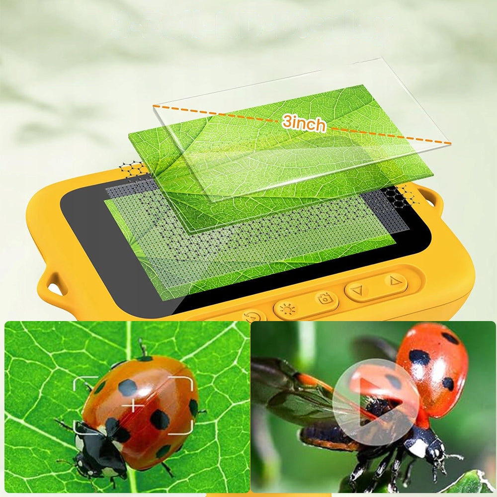 MINI MICROSCOPE POCKET SCREEN IPS 3,0" LED PORTABLE FOR KIDS GIFT Brand no brand