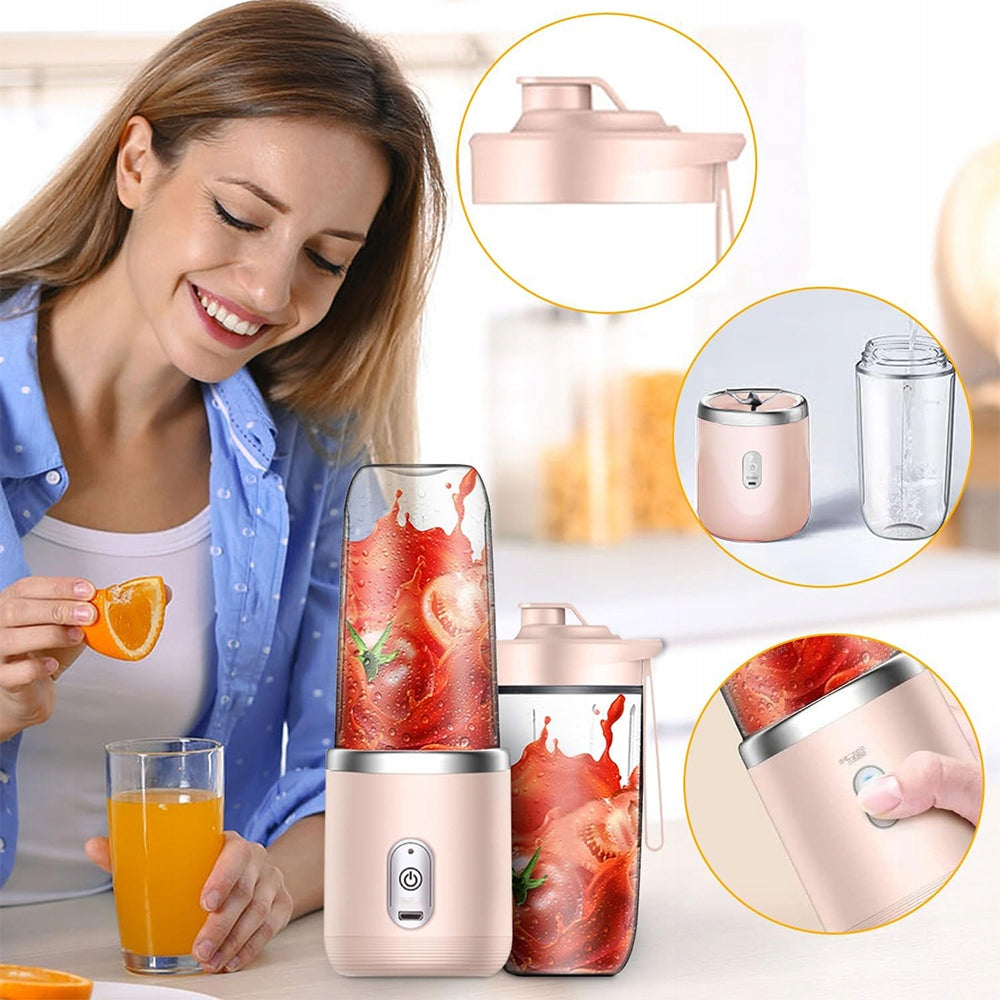 MINI MIXER CUP BLENDER FOR JUICES AND MILKSHAKES 1200 MAH 400ML Brand no brand