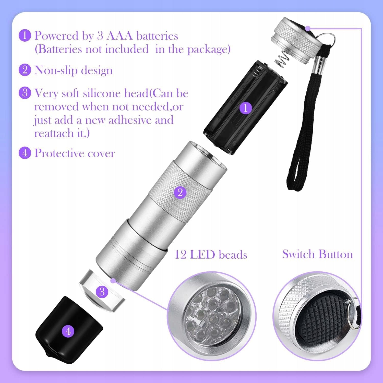 MINI NAIL DRYER LED UV 12 DIODES CURING LAMP Brand Le