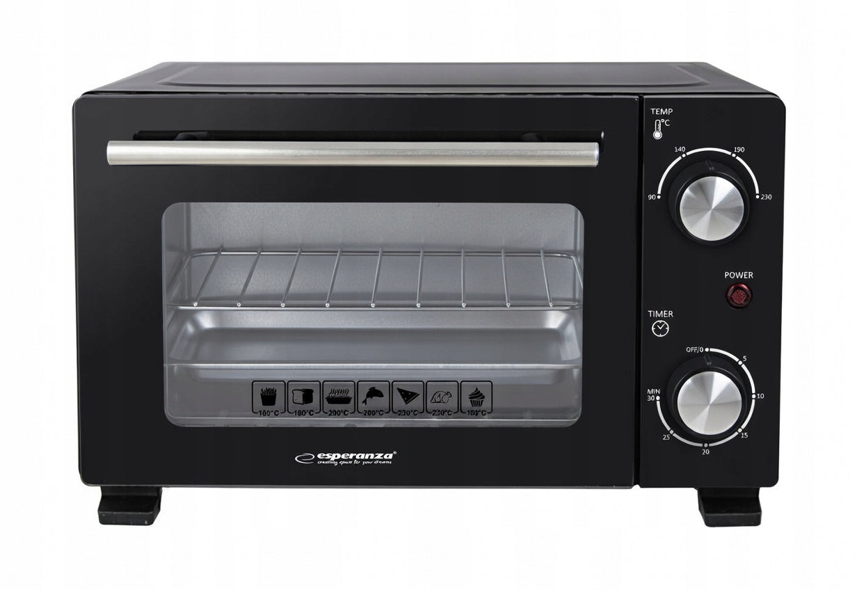 MINI OVEN FREESTANDING SMALL PORTABLE 800W 10L TIMER Packaging status original
